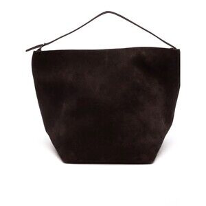 Toteme Black Belted Suede Tote Bag NWT